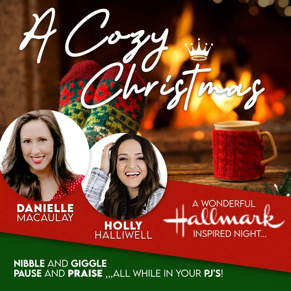 CozyChristmas_SquareSocial 2024-min Danielle Macaulay, Holly Halliwell Cozy Christmas Hallmark Tour for Ladies and Women